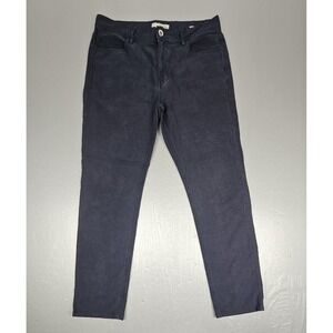 Hawker Rye Pants Mens 30x30 Fits (30x28) Slim Fit Deep Well Blue Casual Preppy